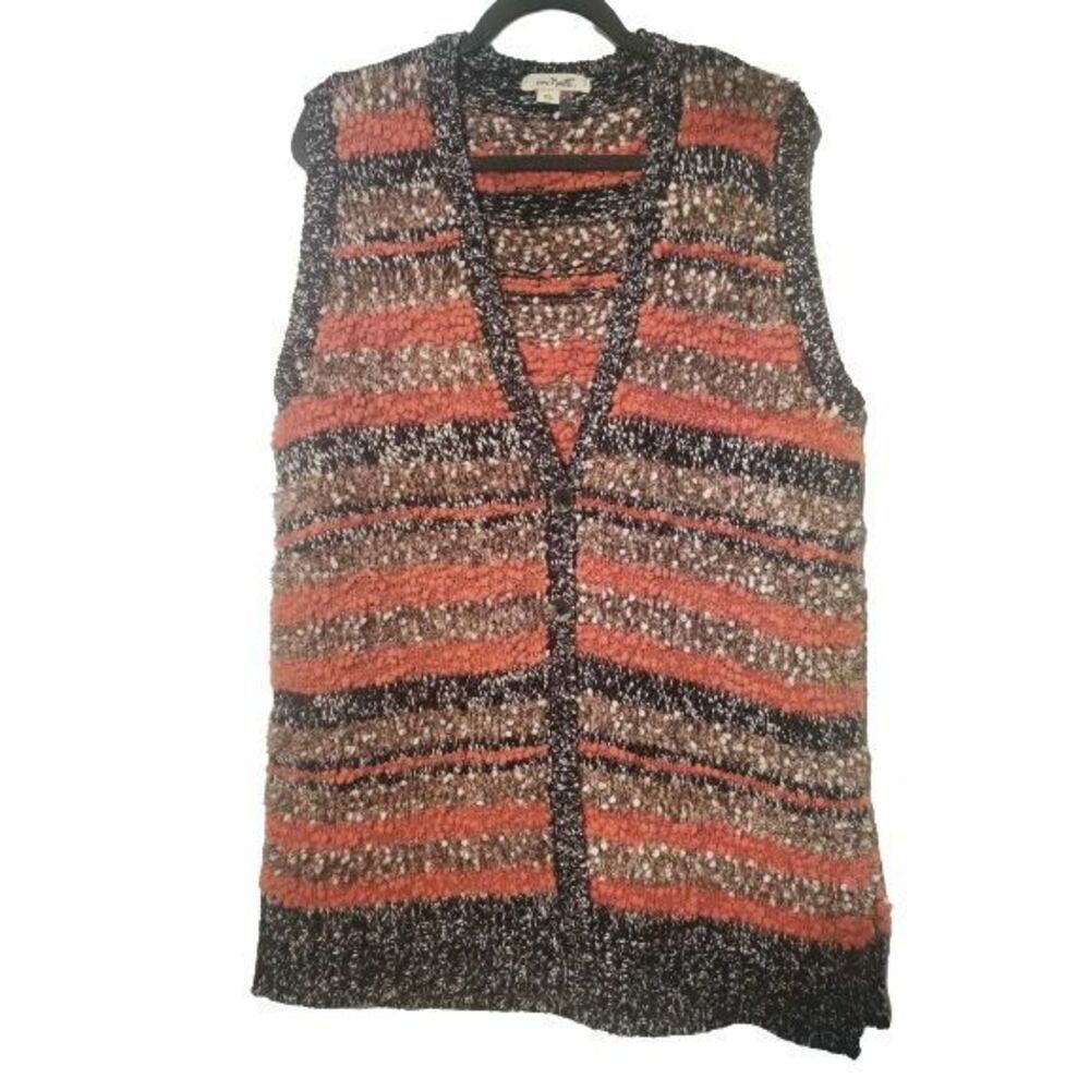 Simply Noelle Beautifully Textured Sweater Vest Size 2XL